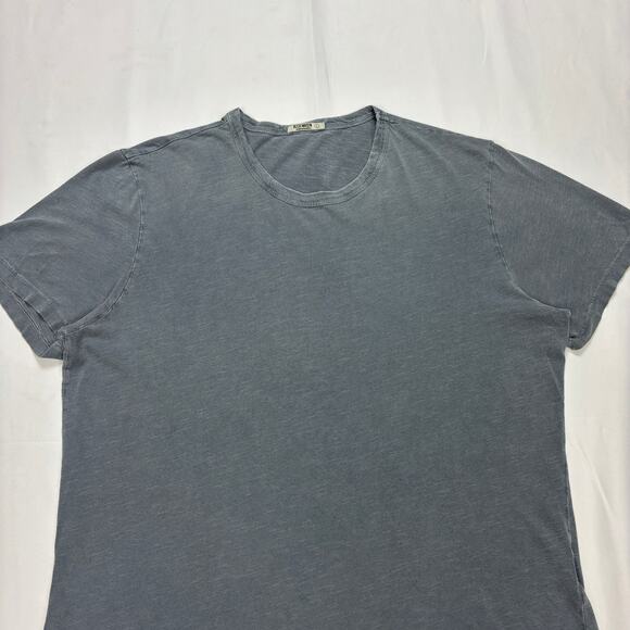 Buck Mason Curved Hem Slub Cotton Short Sleeve T Shirt Men's Large - Picture 2 of 8
